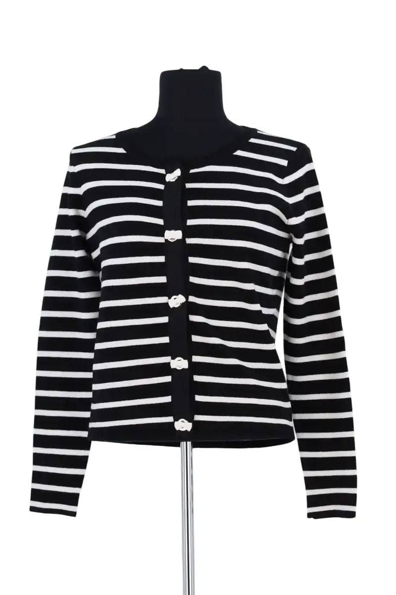 Cardigan Claudie Pierlot Noir en Coton, taille M - Seconde Main