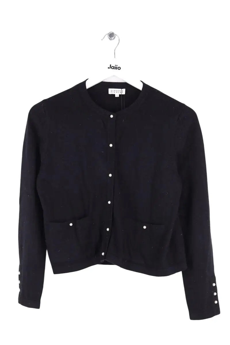 Cardigan Claudie Pierlot Noir en Coton, taille S - Seconde Main