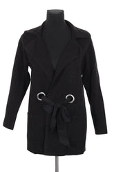 Cardigan Claudie Pierlot Noir en Viscose, taille S - Seconde Main