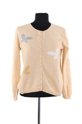 Cardigan Claudie Pierlot Rose en Coton, taille S - Seconde Main