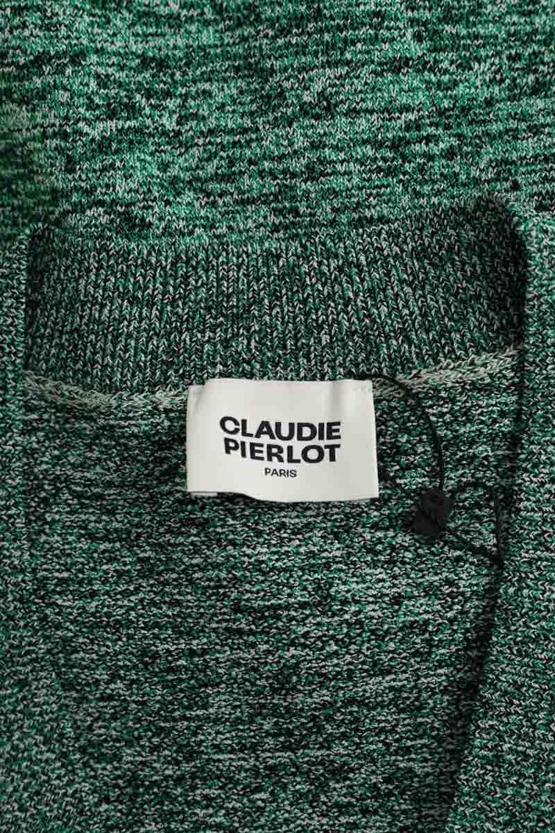 Cardigan Claudie Pierlot Vert en Viscose