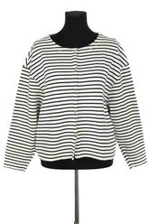 Cardigan Des Petits Hauts Blanc en Coton, taille S - Seconde Main