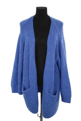 Cardigan Des Petits Hauts Bleu en Laine, taille L - Seconde Main