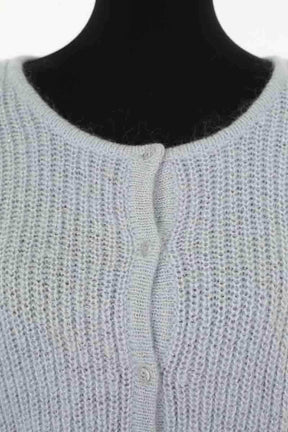 Cardigan Des Petits Hauts Bleu en Laine