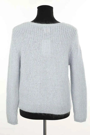 Cardigan Des Petits Hauts Bleu en Laine