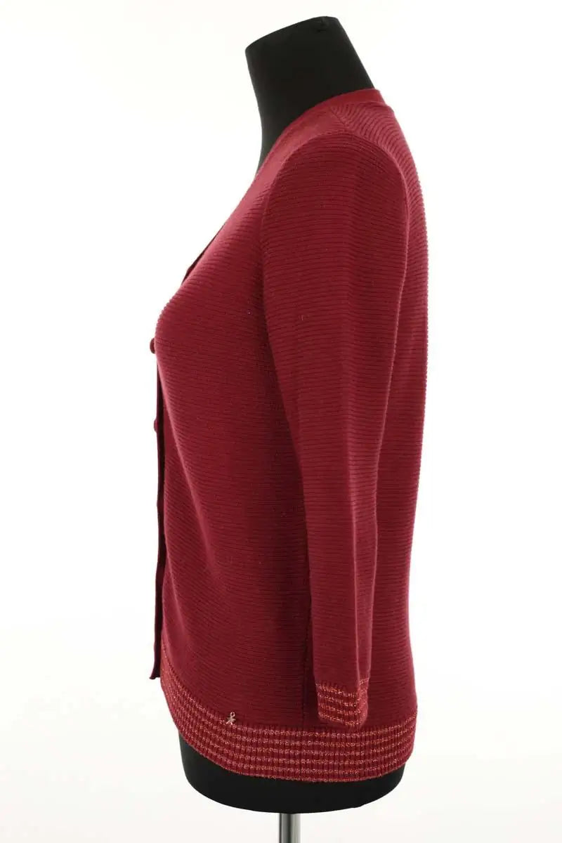 Cardigan Des Petits Hauts Bordeaux en Coton