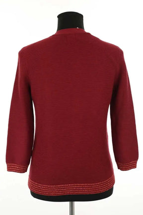 Cardigan Des Petits Hauts Bordeaux en Coton