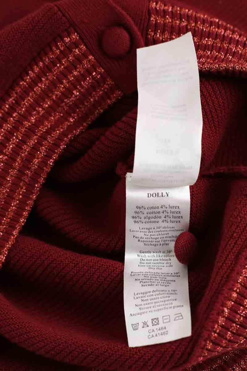 Cardigan Des Petits Hauts Bordeaux en Coton