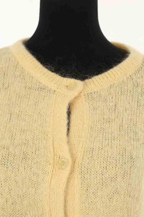 Cardigan Des Petits Hauts Jaune en Laine