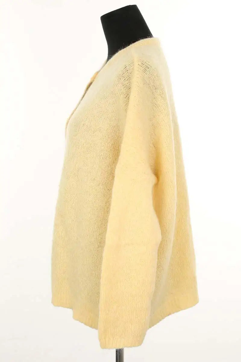 Cardigan Des Petits Hauts Jaune en Laine