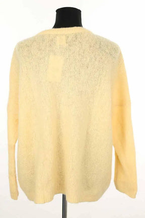 Cardigan Des Petits Hauts Jaune en Laine