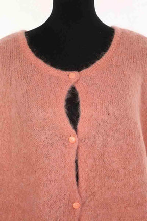 Cardigan Des Petits Hauts Rose en Laine