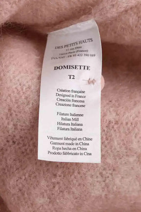 Cardigan Des Petits Hauts Rose en Laine