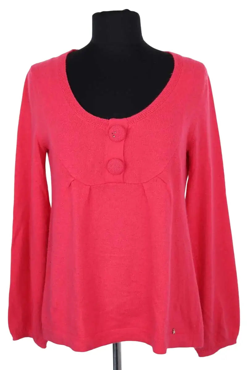 Cardigan Des Petits Hauts Rose en Viscose, taille S - Seconde Main