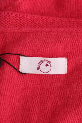 Cardigan Des Petits Hauts Rose en Viscose