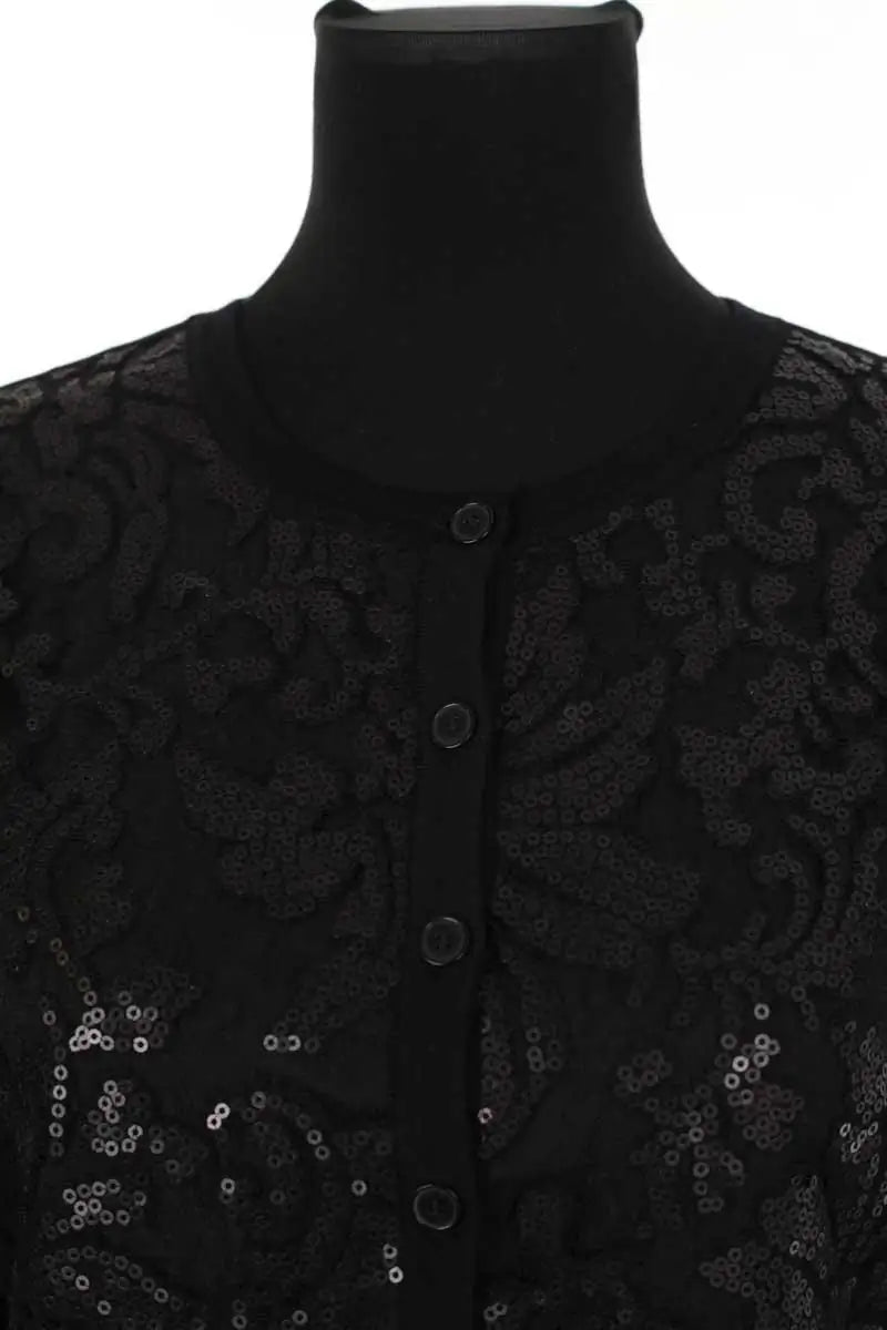 Cardigan Diane Von Furstenberg Noir en Soie