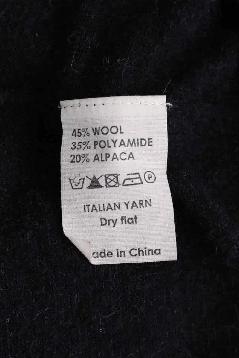 Cardigan Dries Van Noten Noir en Laine