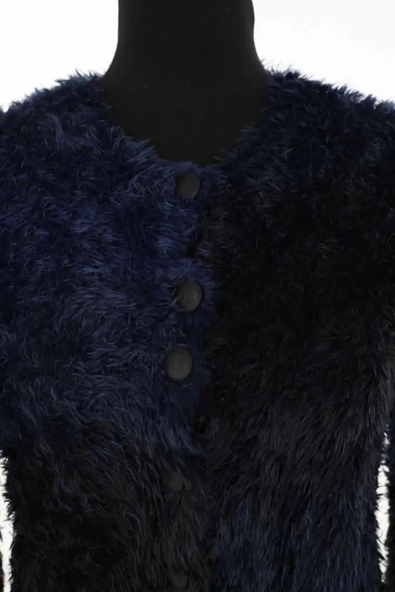 Cardigan Emporio Armani Bleu en Polyamide