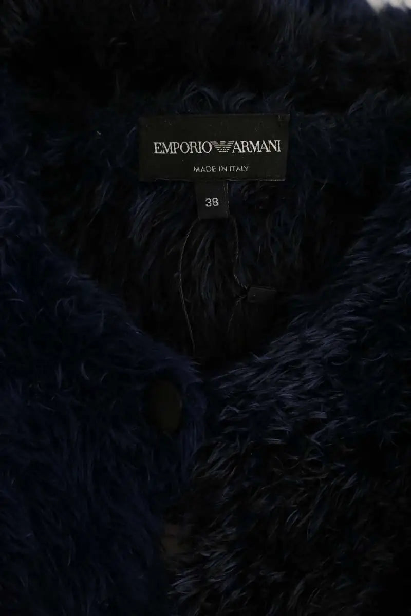 Cardigan Emporio Armani Bleu en Polyamide