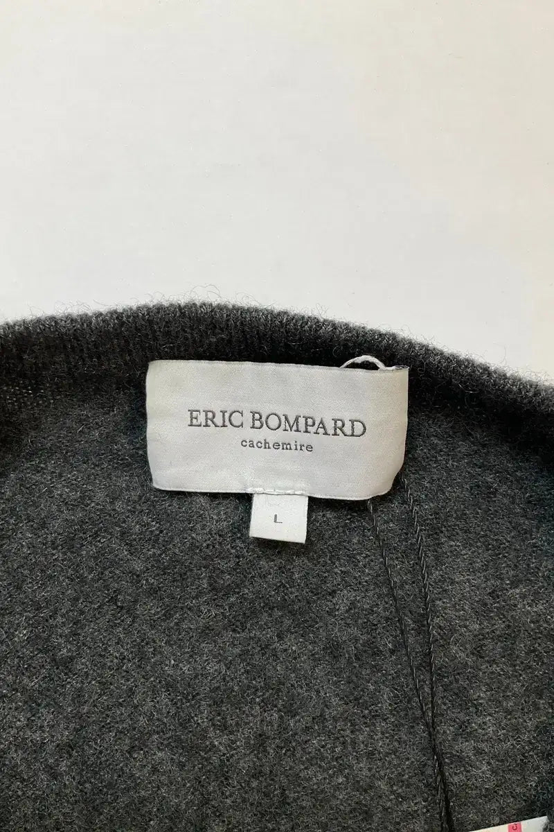 Cardigan Eric Bompard Anthracite en Cachemire