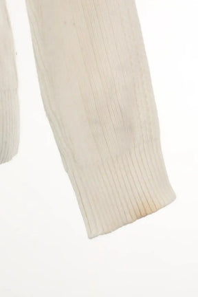 Cardigan Eric Bompard Blanc en Coton