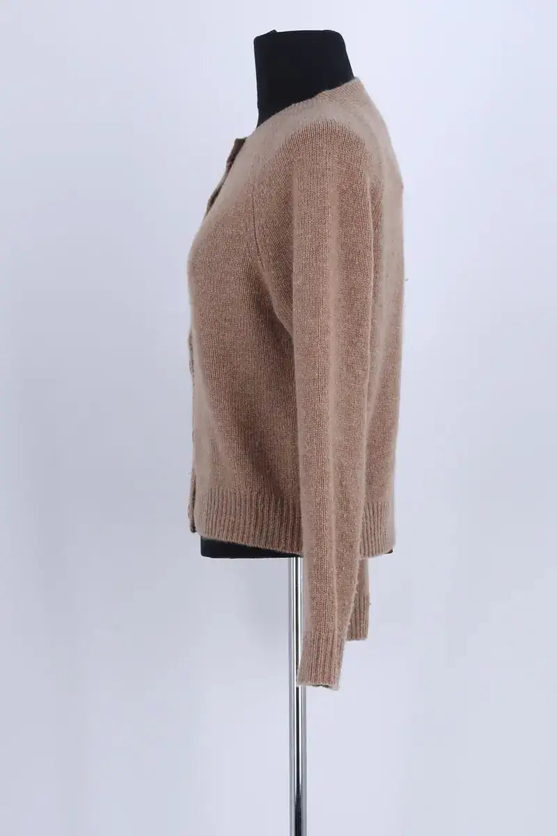 Cardigan Eric Bompard Caramel en Cachemire