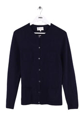 Cardigan Eric Bompard Marine en Cachemire, taille XL - Seconde Main