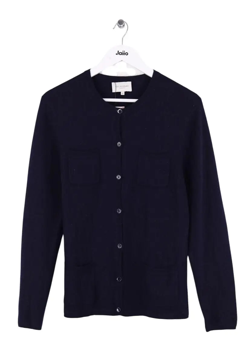 Cardigan Eric Bompard Marine en Cachemire, taille XL - Seconde Main