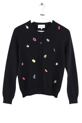 Cardigan Eric Bompard Noir en Cachemire, taille M - Seconde Main