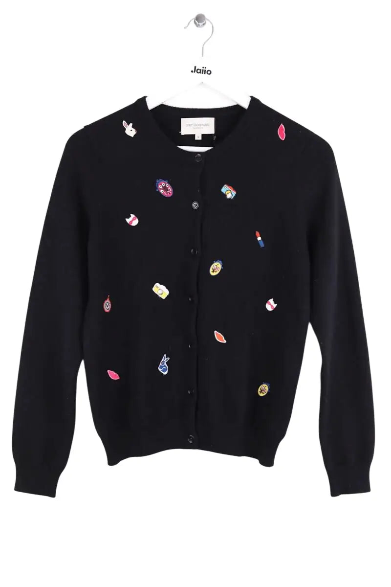 Cardigan Eric Bompard Noir en Cachemire, taille M - Seconde Main