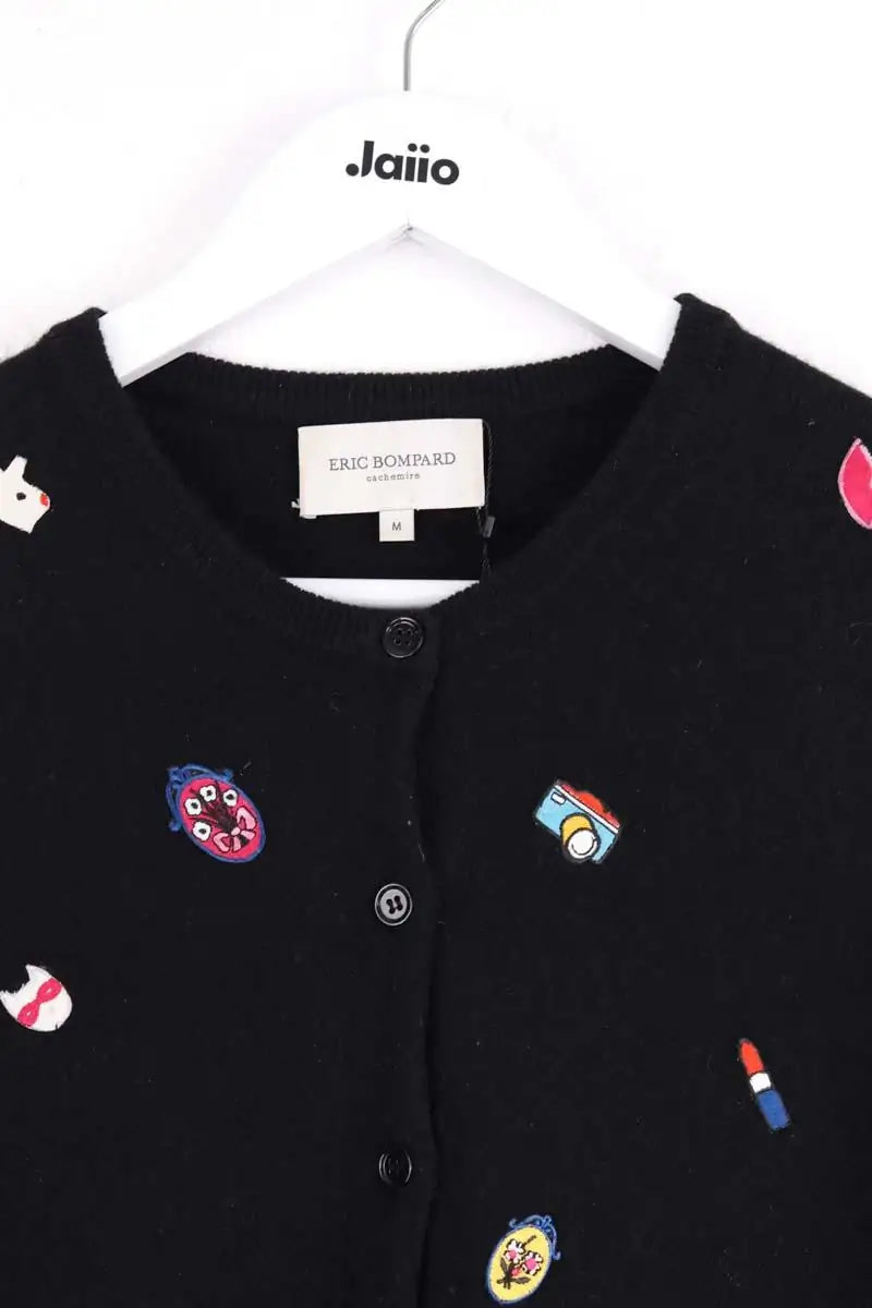 Cardigan Eric Bompard Noir en Cachemire