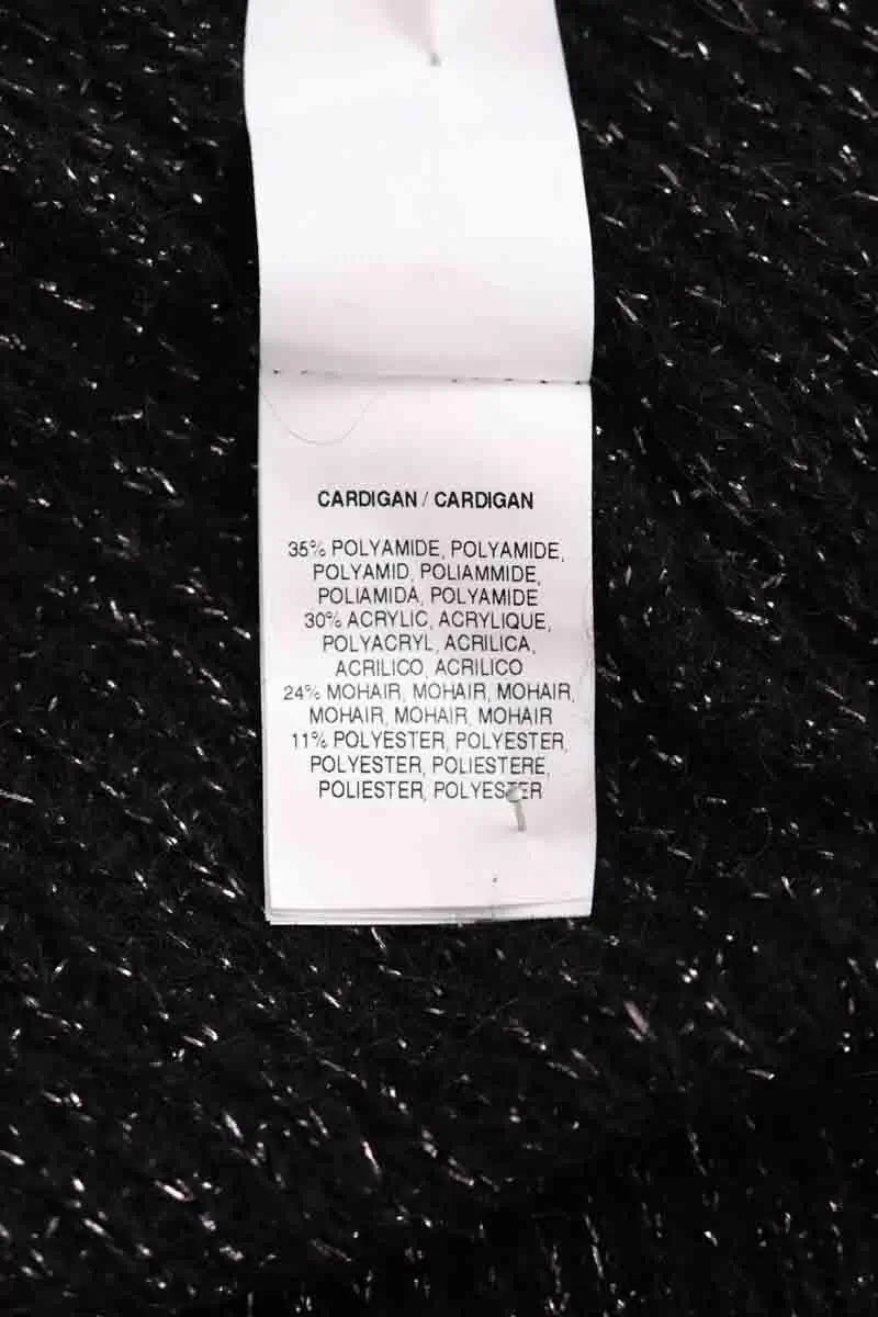 Cardigan Essentiel Antwerp Noir en Synthétique