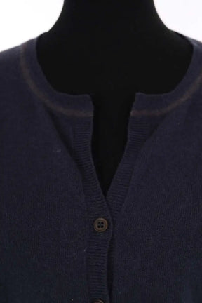 Cardigan Fabiana Filippi Bleu en Laine