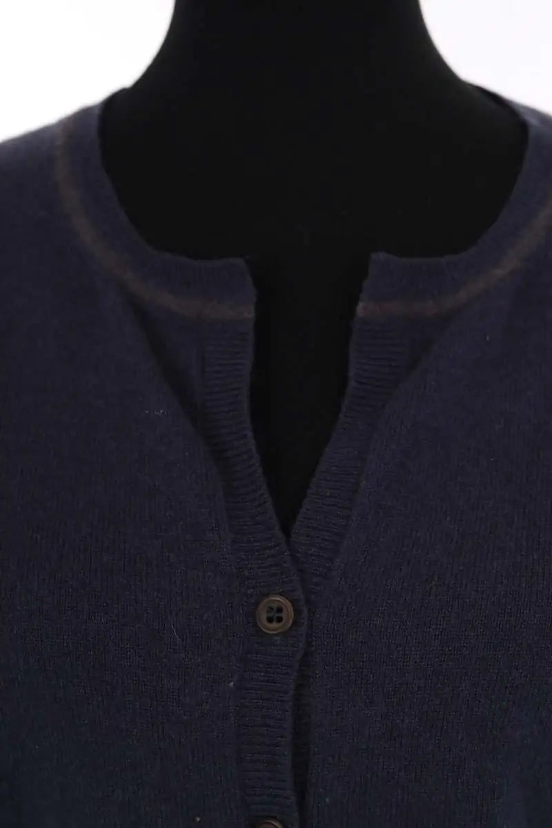 Cardigan Fabiana Filippi Bleu en Laine