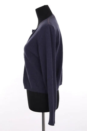 Cardigan Fabiana Filippi Bleu en Laine