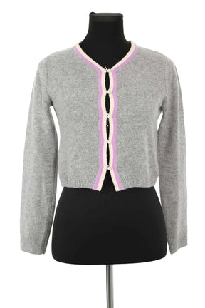 Cardigan From Future Gris en Cachemire, taille S - Seconde Main