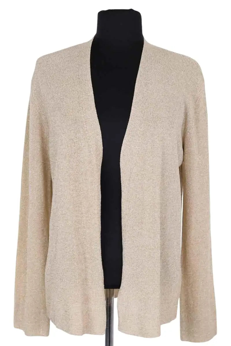 Cardigan Gerard Darel Doré en Synthétique, taille M - Seconde Main