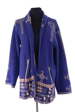 Cardigan Heimstone Bleu en Coton, taille S - Seconde Main