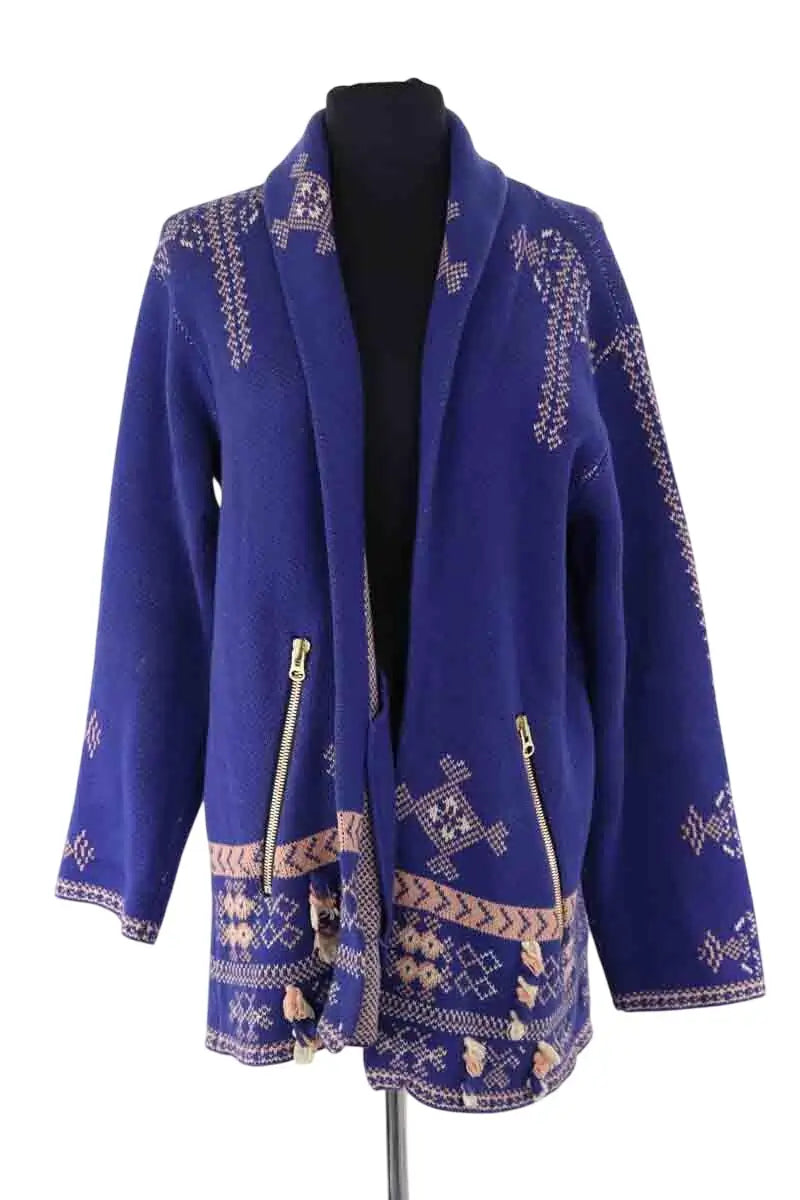 Cardigan Heimstone Bleu en Coton, taille S - Seconde Main