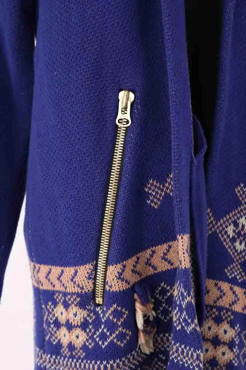 Cardigan Heimstone Bleu en Coton