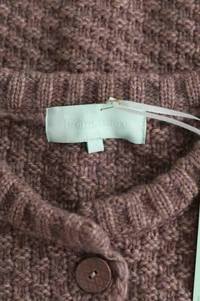 Cardigan Heimstone Marron en Laine