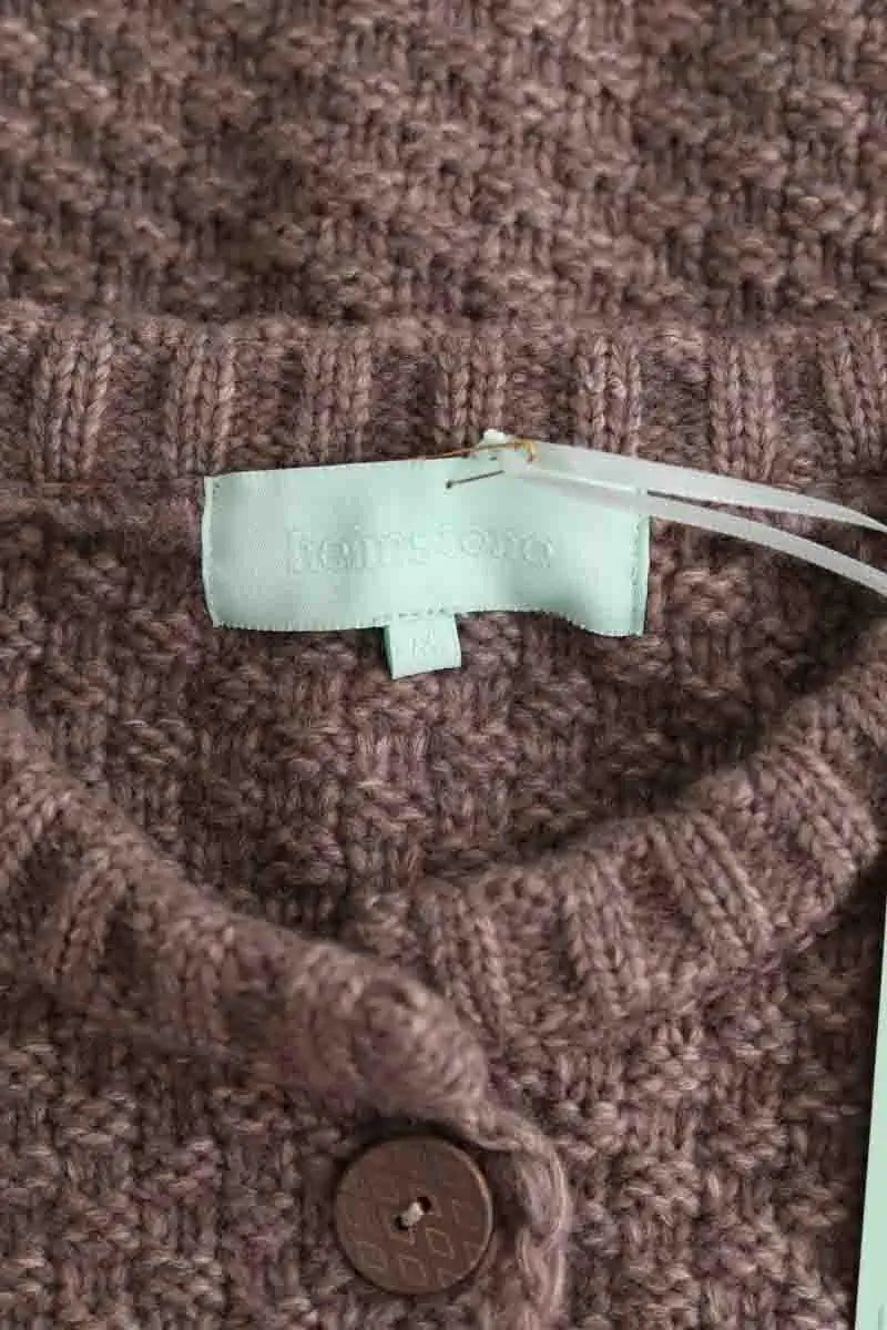 Cardigan Heimstone Marron en Laine