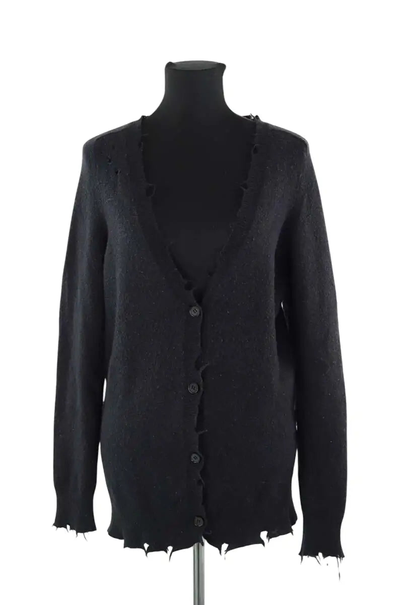 Cardigan Iro Noir en Synthétique, taille S - Seconde Main