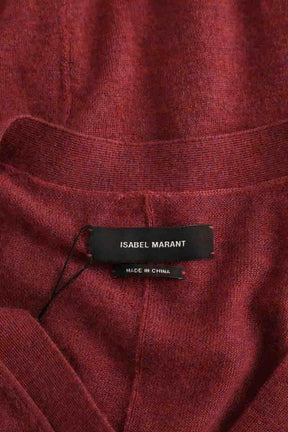 Cardigan Isabel Marant Bordeaux en Cachemire