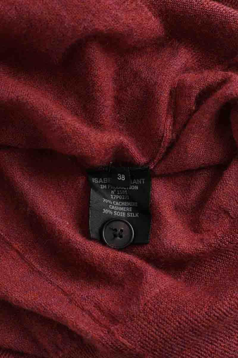 Cardigan Isabel Marant Bordeaux en Cachemire