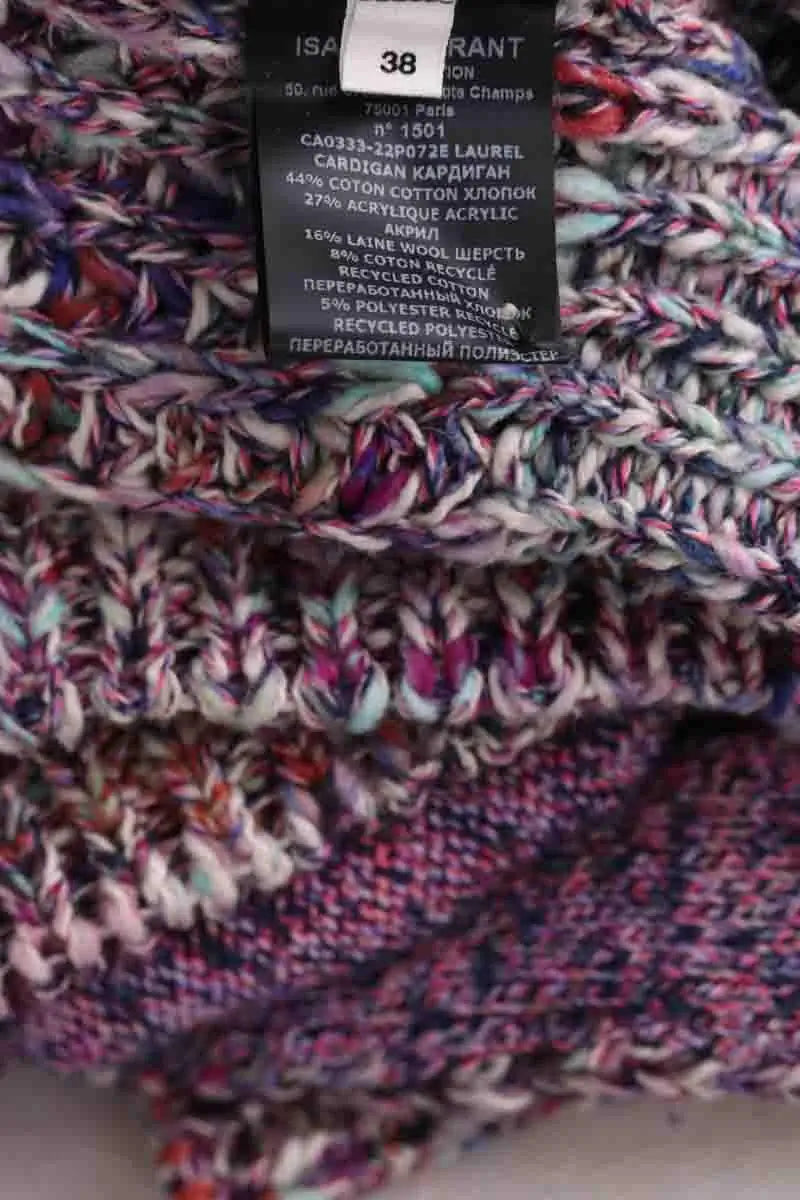 Cardigan Isabel Marant Étoile Violet en Laine