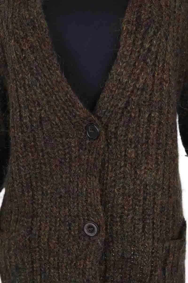 Cardigan Isabel Marant Marron en Laine