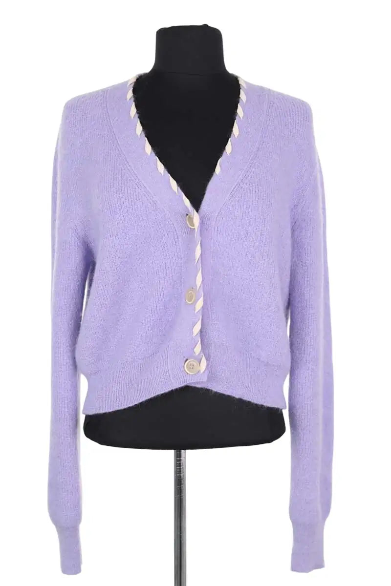 Cardigan Jacquemus Violet en Laine, taille L - Seconde Main