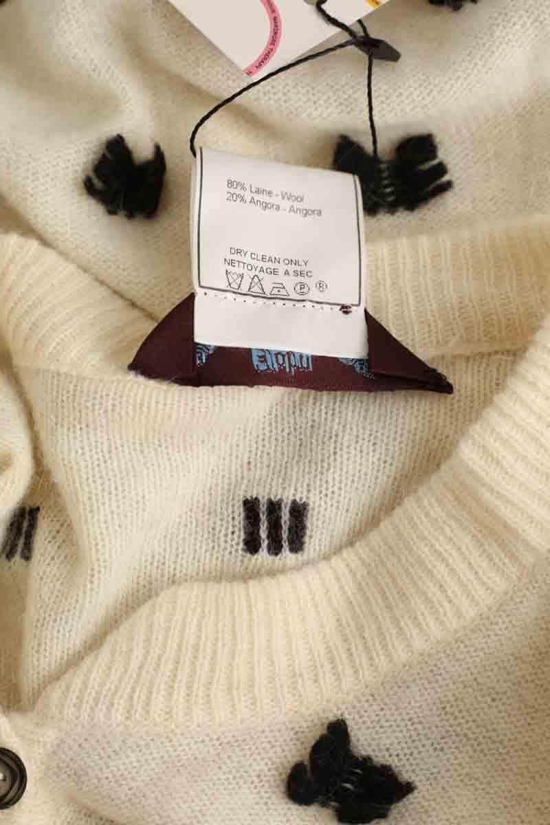Cardigan John Galliano Beige en Laine