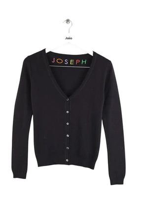 Cardigan Joseph Noir en Laine, taille S - Seconde Main